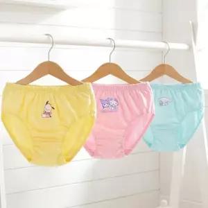 [프리미에팜]산리오캐릭터즈 여아용 순면 팬티 3매 3호