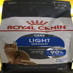 1500g 로얄캐닌 라이트 웨케어 고양이반려묘 사료 1.5kg