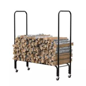 장작 거치대 장작보관대 캠핑장 수납 장작거치대 보관대 감성 정리대 보관함 글램핑 벽난로