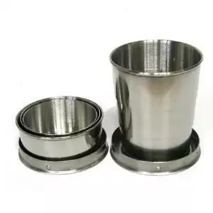 낚시터접이컵 감소 접이잔 부피 3단접이컵 3단