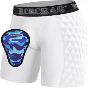 RCRCKAR 청소년 야구 슬라이딩 반바지 보호 운동 압박 속옷 컵 축구 라크로스 포함