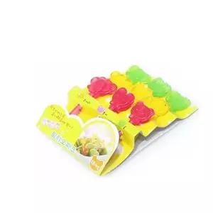 캠핑 플라스틱 포크세트 다회용 컬러 18개입