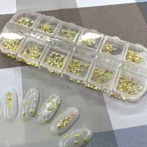 아트 골드 세트 꾸미기 파츠 레진 리벳 네일아트