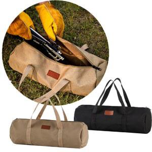 야외 지상 네일 가방 캠핑 텐트 스테이크 기타 상자 보관 툴킷 휴대용 배낭 원통형