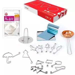 달고나 만들기 세트 틀 12개 식품 첨가물 식소다 포함 세트