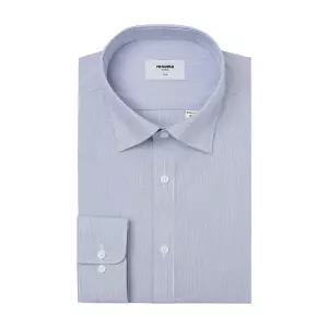 [롯데백화점]레노마 평직 스트레치 핀 스트라이프 셔츠 RPSSL0-154-BU