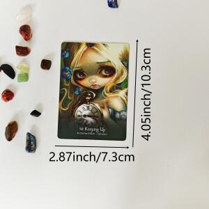 이상한 나라의 앨리스 오라클 카드 점술 운세 타로 트레이닝 덱 엔터테인먼트 게임 파티 에디션