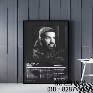 랩퍼 앨범 커버 레트로 포스터 음악 캔버스 벽 아트 인쇄 홈 장식 애호가 선물