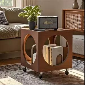 레스토랑 서빙 웨건 럭셔리 프레임 수납장 무빙 왜건