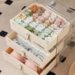 [생활] 팬티 양말 정리 옷장 다용도 속옷 수납 보관 1칸 함