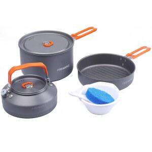 파이어 메이플 페스트 4 캠핑 조리기구 키트 야외 세트 냄비 주전자 주걱으로 하이킹 낚시 닉을 즐길