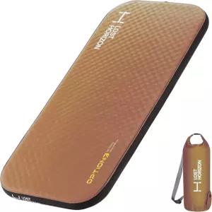 로스트호라이즌 에어 폼 캠핑 매트리스 자체 팽창 수면 패드 3인치 두께 펌프 자루 포함 슬림 싱글