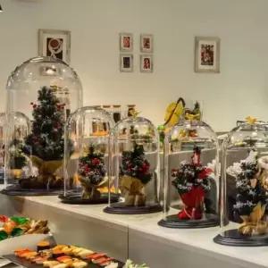 미니피규어 케이스 투명 포함 돔 유리장 장식장 베이스 진열