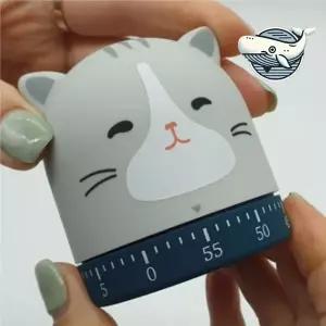 [하프클럽/브이와이]귀여운 고양이 디자인 주방 타이머 베이킹 요리