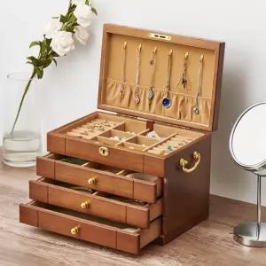 반지 귀걸이 보관함 진열대 정리함 상자 원목 우드 목걸이