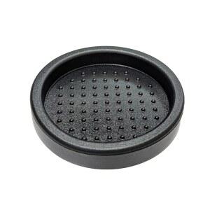 MiiCoffee 에스프레소 탬퍼 시트, 블랙 고무 탬핑 스탠드, 바리스타 베이직 매트