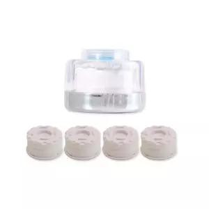 테온셀 아쿠아듀오 주방정수헤드 SF 1000 핸디형 + 녹물필터 4입 2차 염소필터, 1개