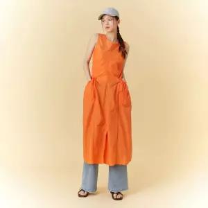 [연예인 착용]민소매 사이드 스트링 롱원피스 AQ2WO568