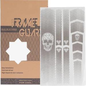 자전거 프레임 테이프 두꺼운 페이드 저항 장식 PVC 체인 가드 산악 도로 자전거(스컬)를 위한 체인스테이