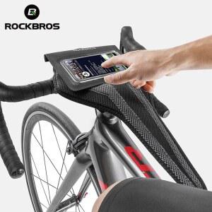 ROCKBROS 빠른 건조 MTB 방지 가드 커버 흡수 자전거 트레이너 액세서리 산악 네트 스트랩 로드