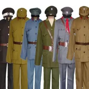 옛날 군복 복고풍 코스프레 군인 영화 의상