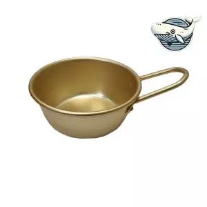 [하프클럽/브이와이]양은 알루미늄 손잡이 미니 막거리잔 소형 400ml