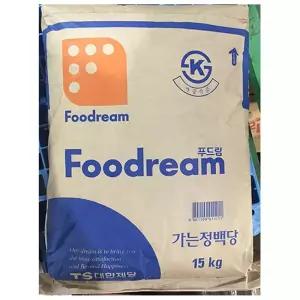 백설탕 푸드림 15KG 정백당 흰설탕 백설탕 포대 업소용
