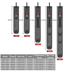 Sunsun LCD 디지털 디스플레이 일정 히터 수족관 어항 온도 제어용 잠수정 조절식 가열