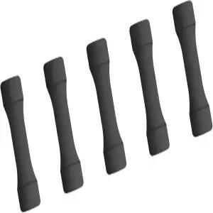 HUANGTNG 5개 실리콘 낚시 릴 보호 베이스 패드 매트 낚싯대 휠 시트 케이스 미끼 캐스팅 커버