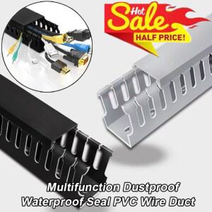 새로운 PVC 방진 방수 씰 배선 덕트 검정색 난연성 절연 케이블 다기능 숨기기 커버