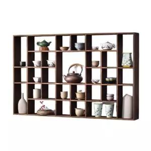 원목 벽걸이 장식장 벽선반 인테리어 수납 진열장 빈티지