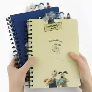 [문구] 월레스와그로밋 튼튼한 인덱스 연습장 2P 노트 공책