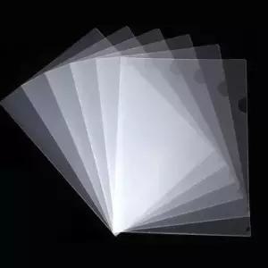 [문구] L자 파일 A4 클리어 30p 투명 서류정리 폴더 분리수납