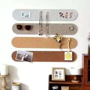 [문구] 펠트 게시판 전시보드 4p 벽장식 배경판 46x40cm