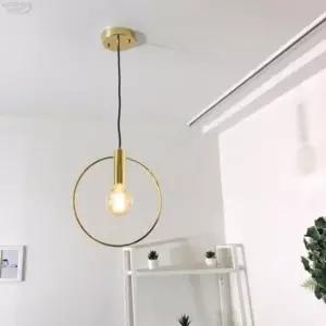 [문구] LAMP타입/E26 링 골드 펜던트 1등 대 카페 전면부에 어울리는 디자인