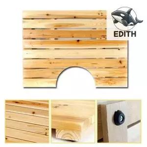 [골드스마일]편백나무 변기 발판 소형 원목 발판 재질이