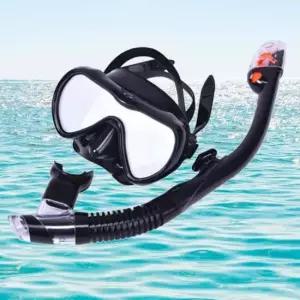 아로아 물놀이 스노쿨링 세트(블랙) 잠수경세트 스노쿨링