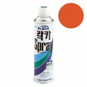 [에이치플러스몰]일신 락카 스프레이 중기색 420ml