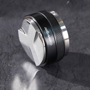 [미국배송] 쿠시가 54MM 커피 디스트리뷰터 겸 변조기 듀얼 헤드 레벨러 브레빌 포타필터 프로페셔널 에스프레소 핸드 변조기에 적합합니다.