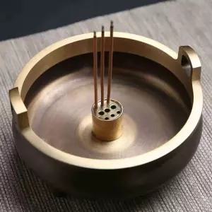 제사용 향로 장례식 소품 인테리어 촛대 장식 받침대 구리