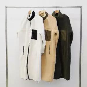 캐주얼점퍼 남자 여자 뽀글이 루즈핏 양면코트 간절기 롱자켓