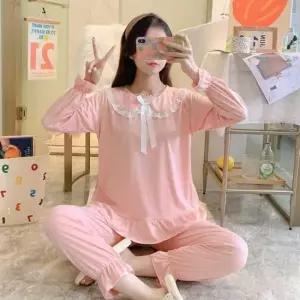 여름잠옷세트나시잠옷 여자 홈웨어 파자마 파티 상하의 레이스 잠옷 세트