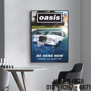 오아시스 밴드 포스터 뜨거운 음악 앨범 캔버스 인쇄 벽 아트 장식 흑백 홈 거실
