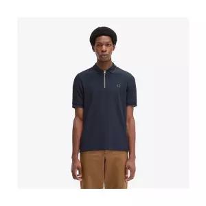 [매장정품] 프레드페리 FRED PERRY [Sharp] 크레이프 피케 집넥 폴로셔츠 (608) AFPM2437729-608 317051