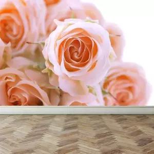 테마벽지 벽지인테리어 실사벽지 장미 꽃다발