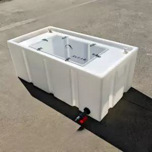 대용량 활어통 자동차 플립 크릴 물통 낚시상자