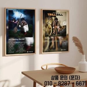 가수 코닥 블랙이 시작을 있습니다. 포스터는 거실 사무실 바 벽 장식에