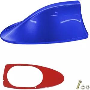 카 샤크 핀 안테나 커버 접착 테이프가 있는 플라스틱 자동차 신호 루프 에어리얼 베이스 트럭 SUV용 범용