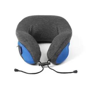여행목쿠션 넥필로 메모리폼 목베개 블루 휴대용목쿠션