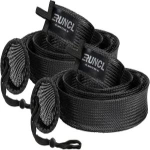 RUNCL 낚싯대 소매 및 릴 백 방적/캐스팅 막대 양말 방적/베이트캐스팅 커버 - 보호 솔루션 공간 절약